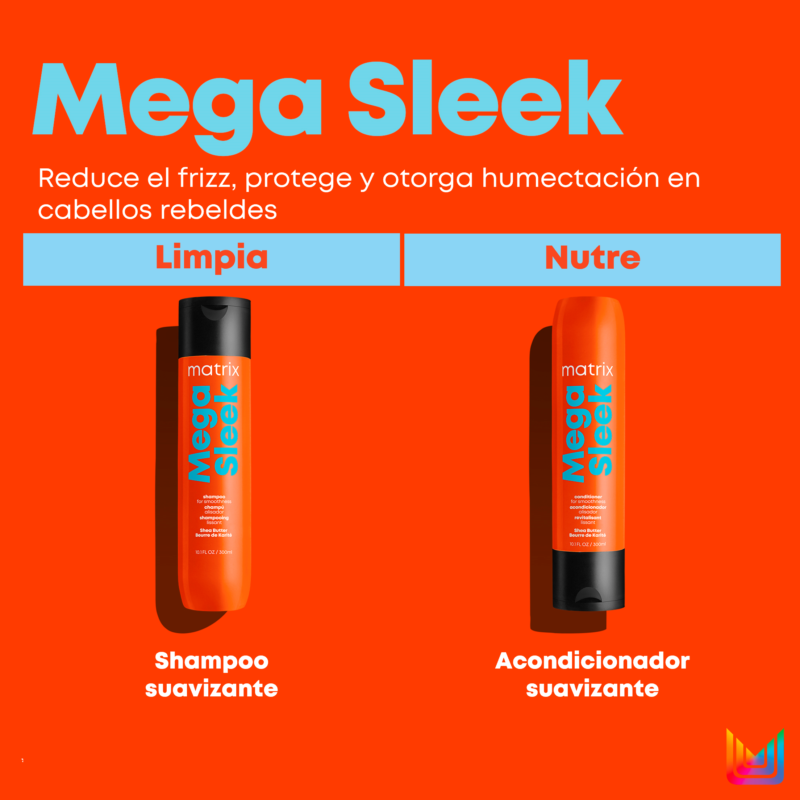 Kit Shampoo + Acondicionador Mega Sleek + Spray Miracle Creator | Matrix - Imagen 2