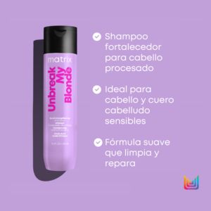Shampoo Unbreak My Blonde | 300ml | Matrix - Imagen 2