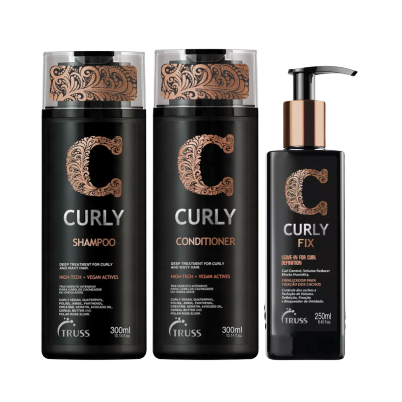 Kit Shampoo + Acondicionador + Crema Curly | Truss
