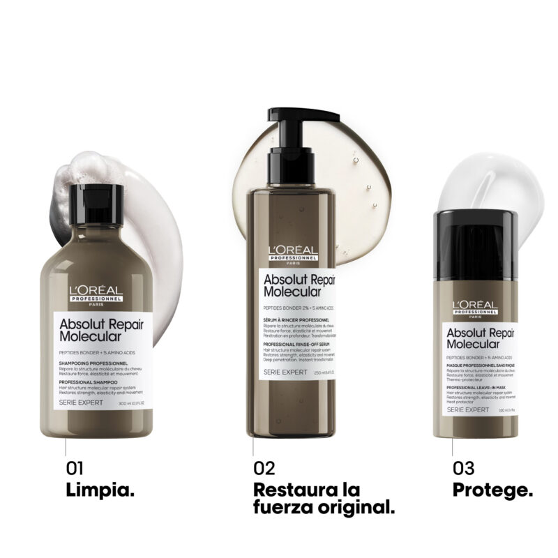 Shampoo Absolut Repair Molecular | 1500ml | L'Oréal Professionnel - Imagen 10