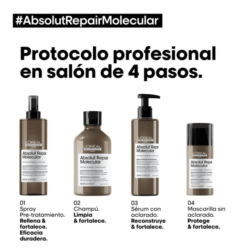 Pre-Tratamiento Absolut Repair Molecular | 190ml | L'Oréal Pro - Imagen 6
