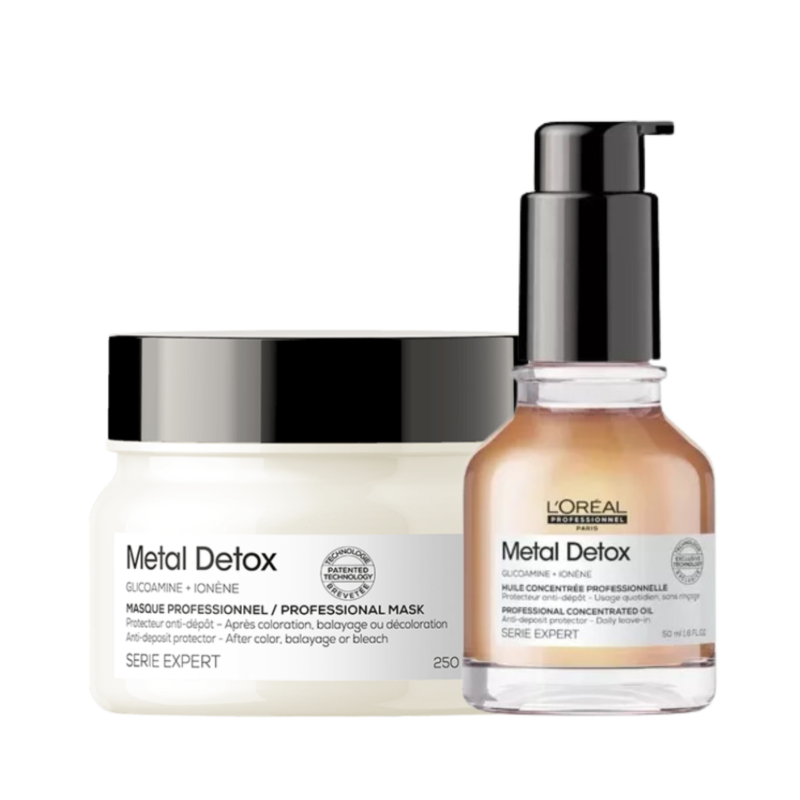 Kit Máscara + Óleo Metal Detox | L'Oréal Professionnel