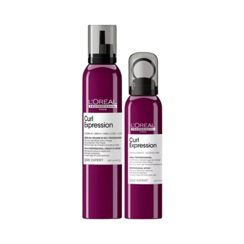 Kit Mousse + Spray Curl Expression | L'Oréal Professionnel
