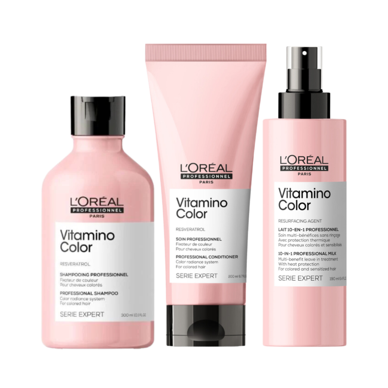Kit Shampoo + Acondicionador + Spray Vitamino Color | L'Oréal Professionnel