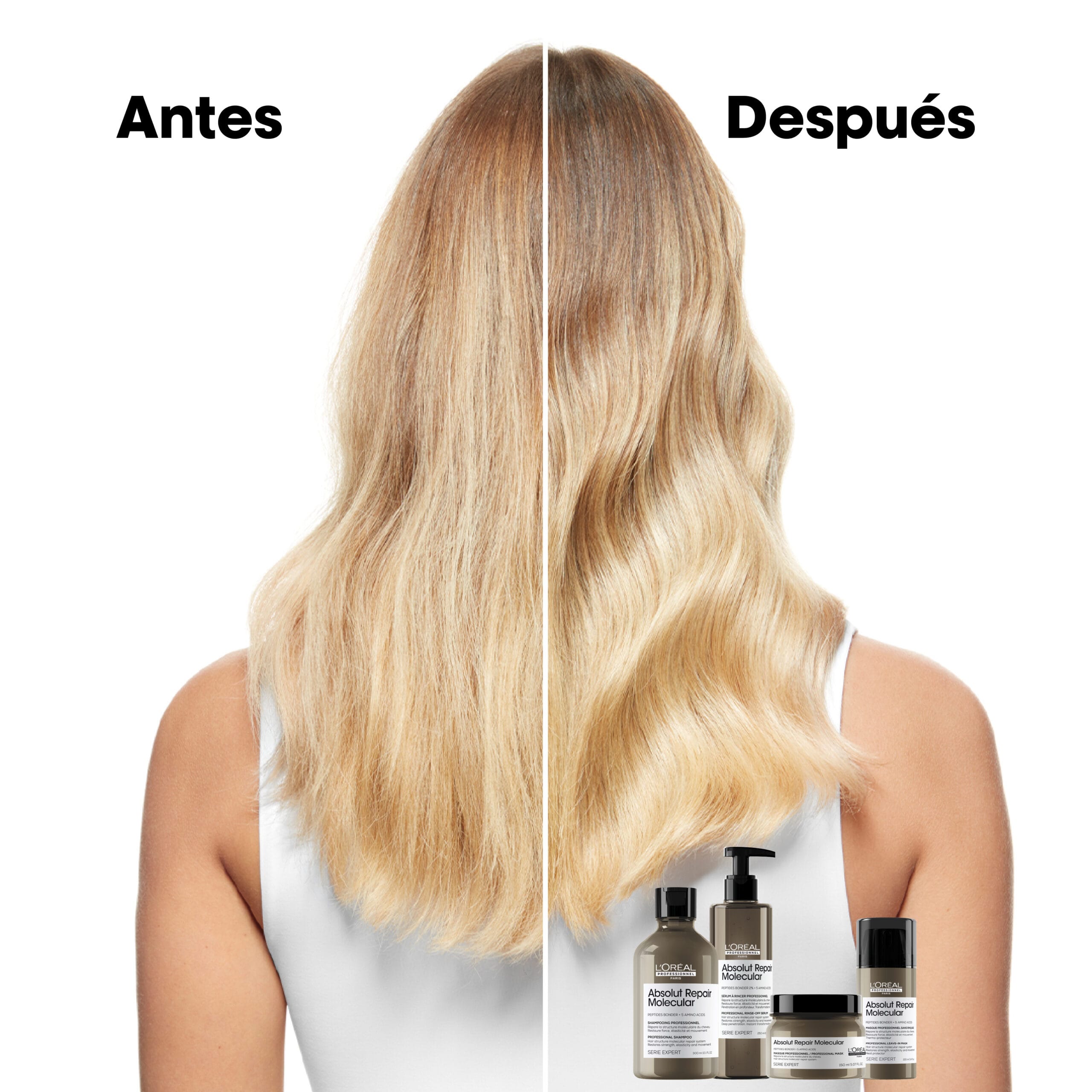 Máscara Absolut Repair Molecular | 150ml | L'Oréal Professionnel - Imagen 4